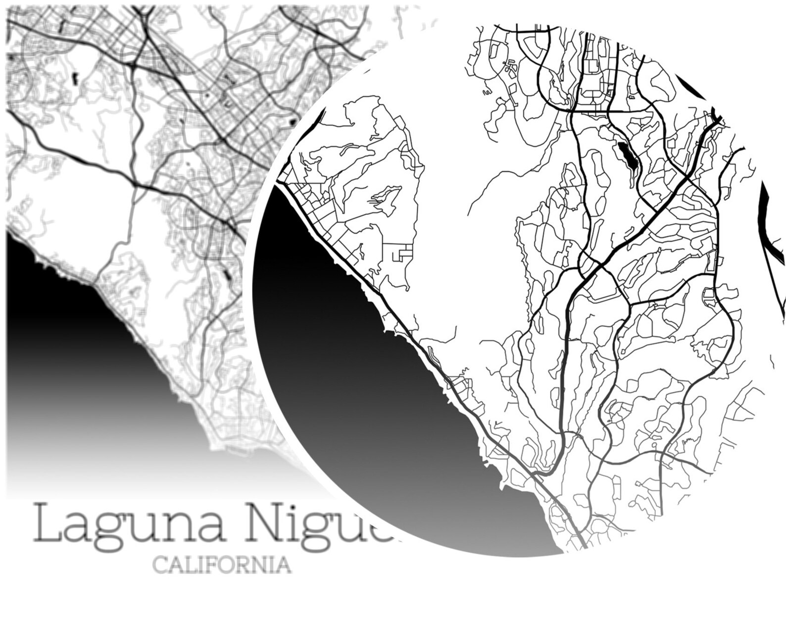Laguna Niguel Map INSTANT DOWNLOAD Laguna Niguel California Etsy laguna-niguel-map-instant-download-laguna-niguel-california-etsy