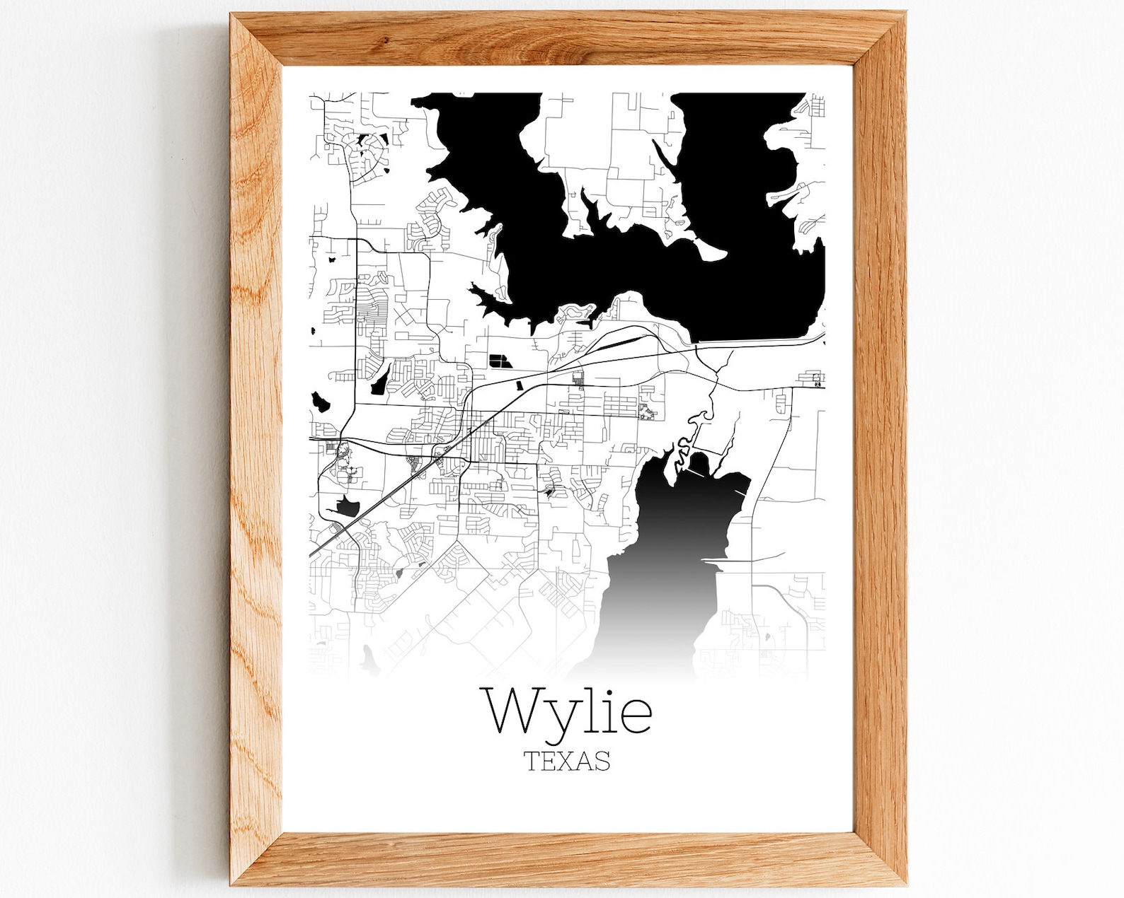 Wylie Map INSTANT DOWNLOAD Wylie Texas City Map Printable  Etsy