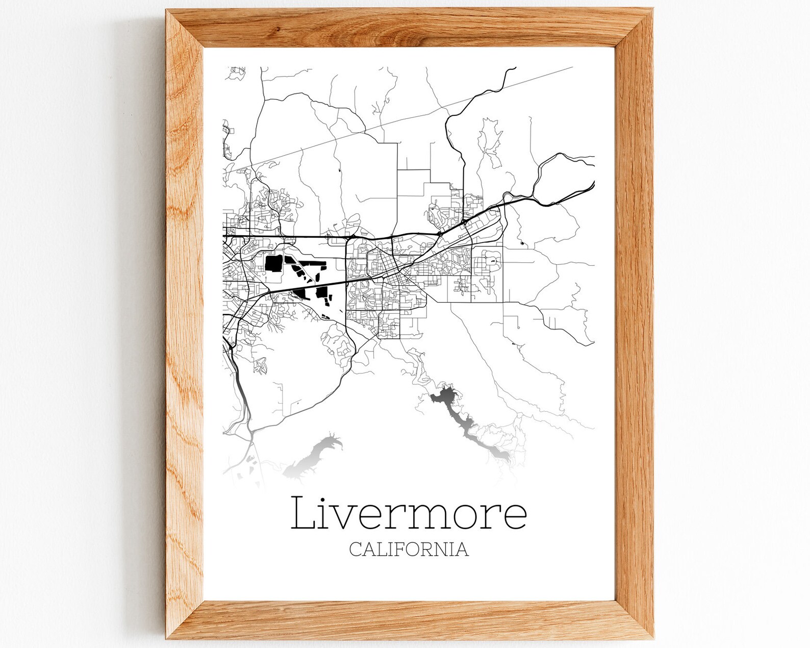 Livermore Map INSTANT DOWNLOAD Livermore California City Map Etsy