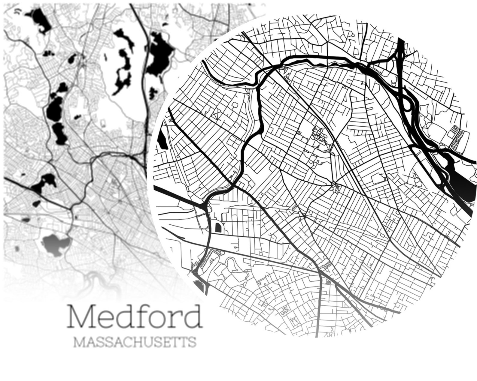 Medford Map INSTANT DOWNLOAD Medford Massachusetts City Map Etsy medford-map-instant-download-medford-massachusetts-city-map-etsy