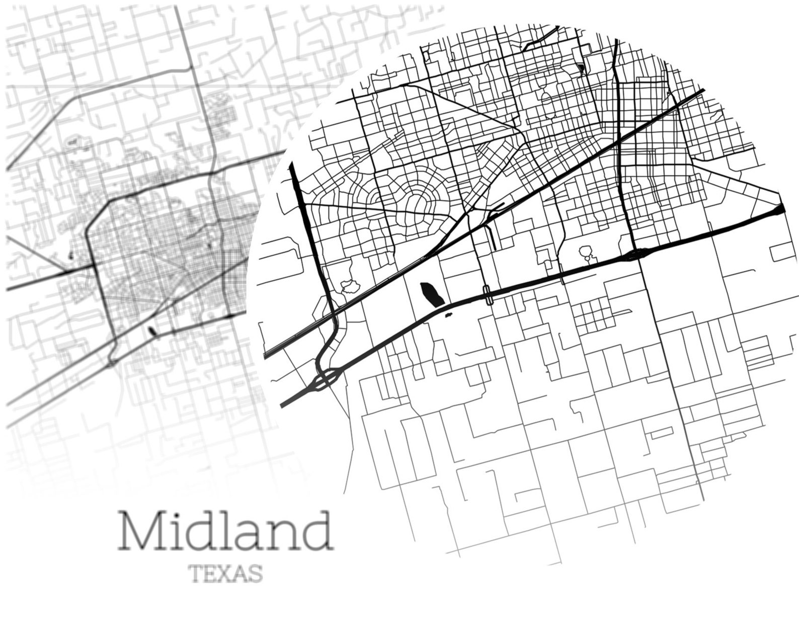 Midland Map INSTANT DOWNLOAD Midland Texas City Map Printable Etsy Midland Map INSTANT DOWNLOAD Midland Texas City Map Printable Etsy