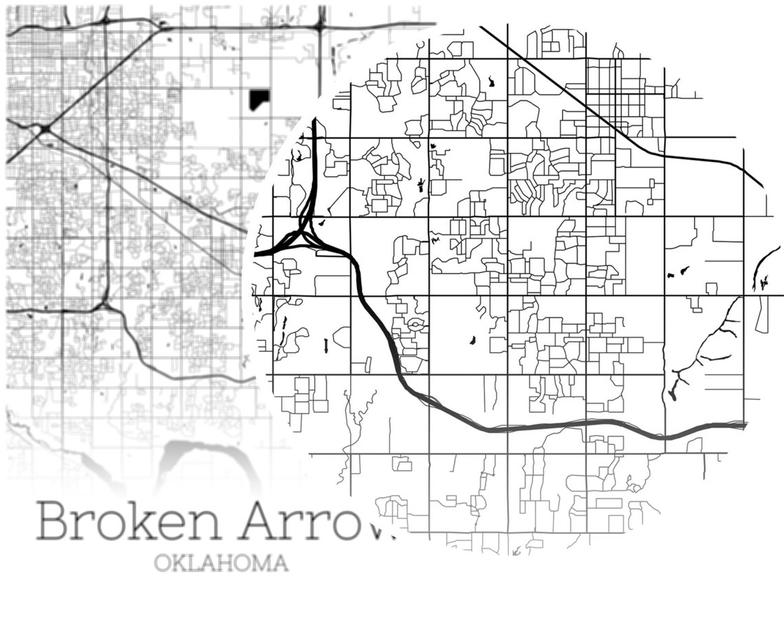 Broken Arrow Zip Code Map