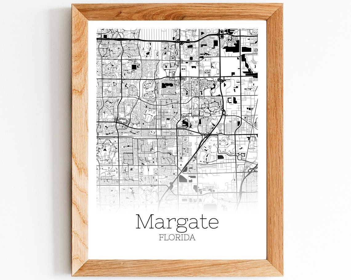 Margate Map INSTANT DOWNLOAD Margate - Il 1140xN.2002522001 9r9i