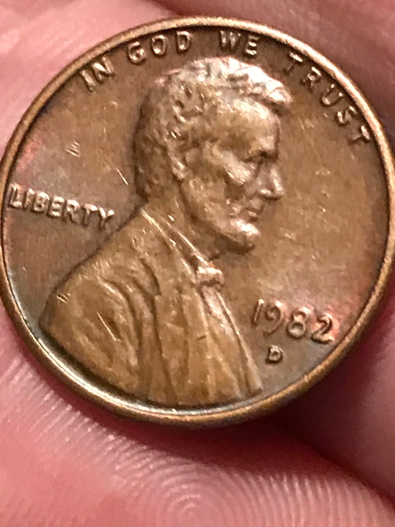 1982 D Error Penny Etsy 1982-d-error-penny-etsy
