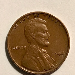 Chocolate 1944 wheat penny