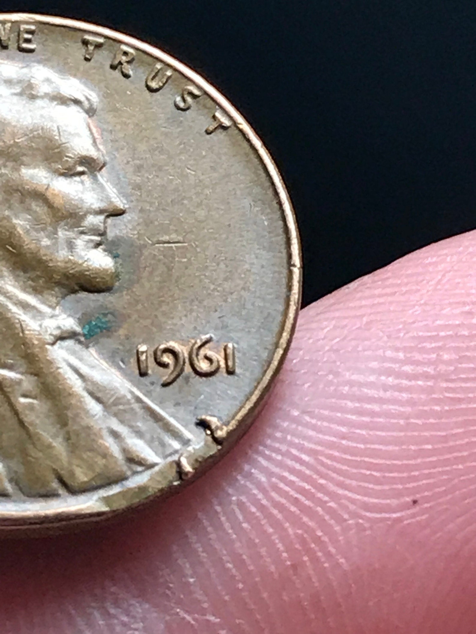 1961 mint error penny Etsy
