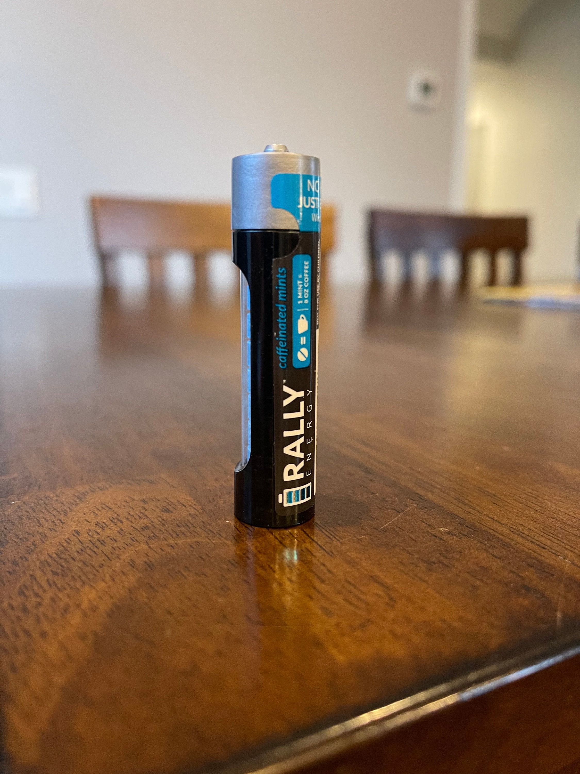 Rally Energy Caffeine Wintergreen Mints Fresh Breath With 60mg of