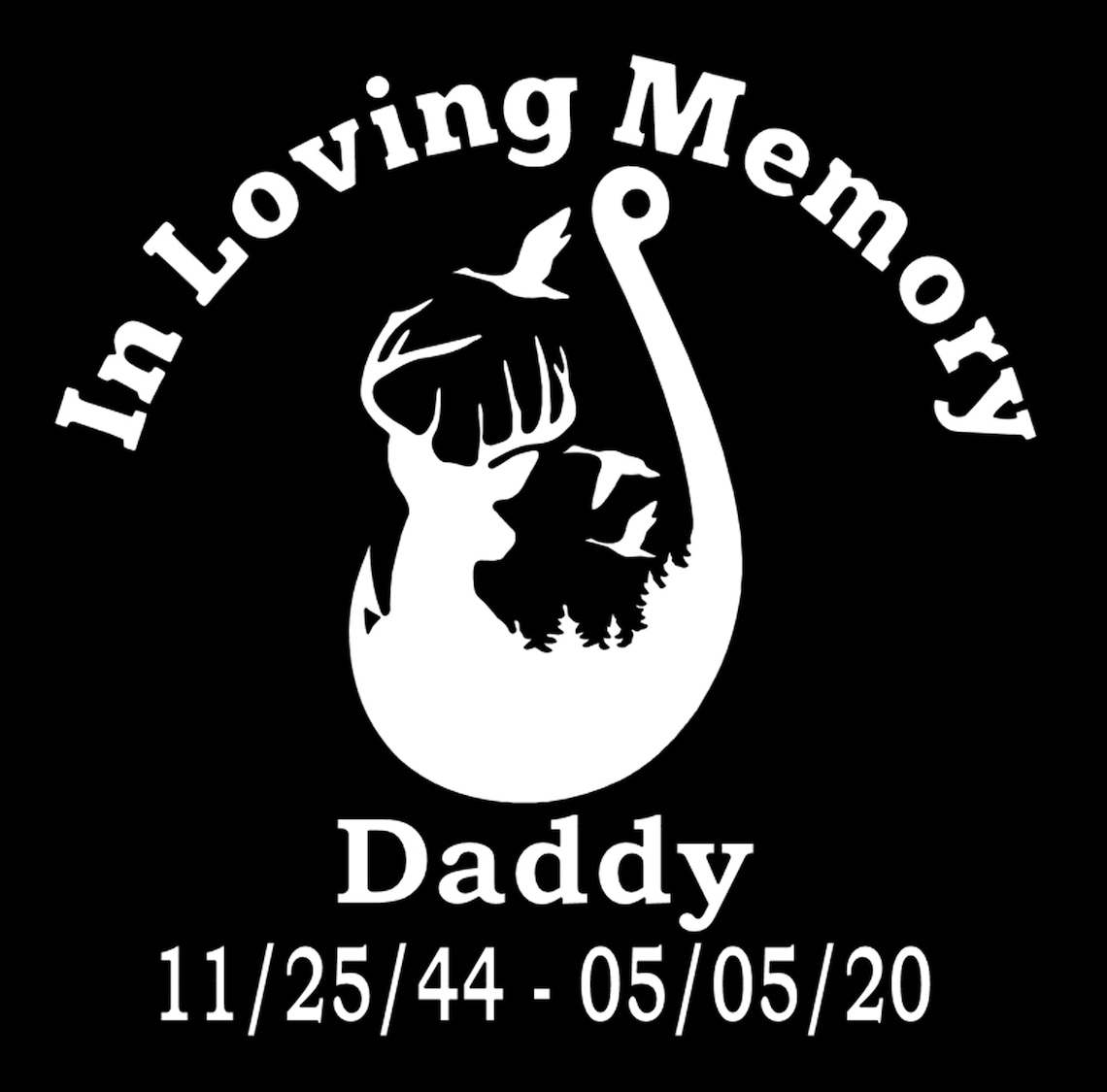 In Loving Memory Decals Vinyl Car Decal in Loving Memory Car Etsy UK