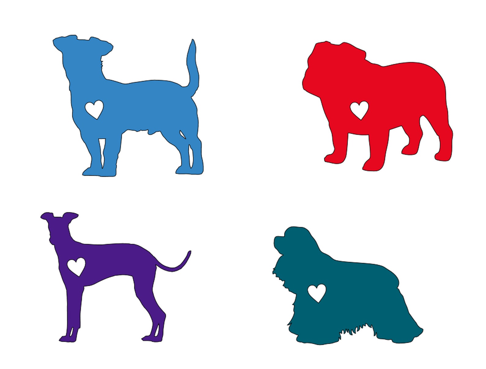 Custom Dog Breed Decal / Dog Breed Stickers / Dog Name Decal / Etsy