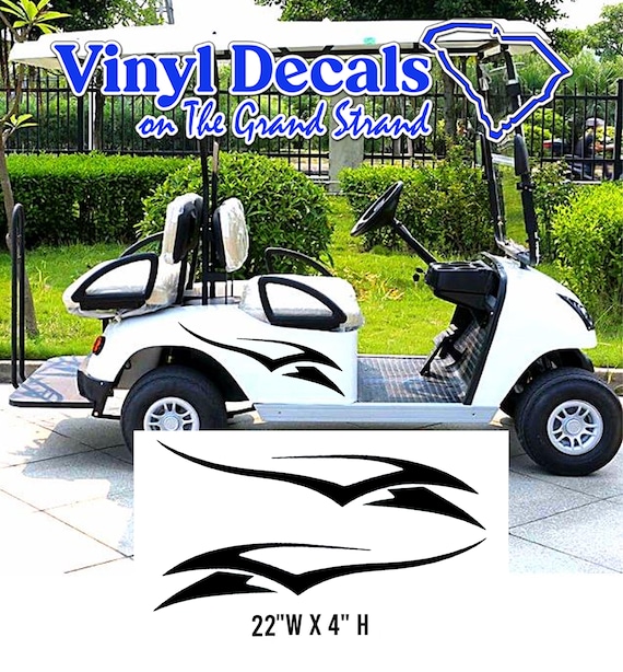 Golf Cart Decals Golf Cart Graphics for Golfer Gift Harpoon