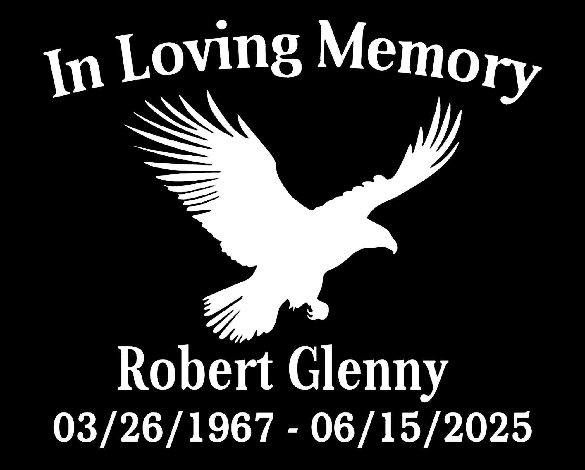 Memorial Car Decal – in Loving Memory Eagle Window Sticker Personalized ...