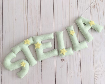 Oh My Stars ~ Felt Name Garland ~ Felt Name Banner ~ One Banner ~ Custom Name Garland ~ Custom Name Banner ~ Baby Name Garland