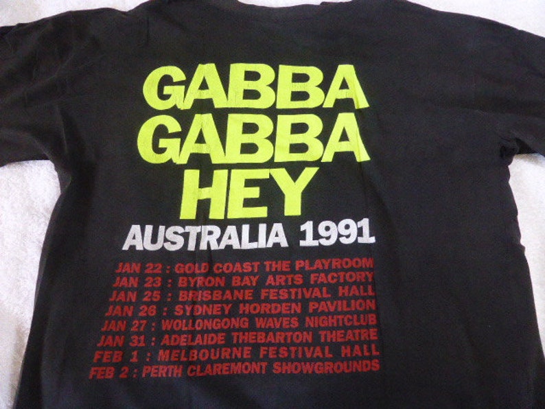 Vintage Ramones Australi 1991 image 6