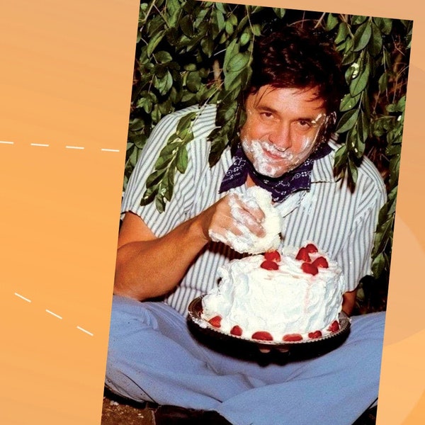 JOHNNY CASH défoncé dans un buisson avec une bonne part de gâteau! | AIMANT de frigo | super décoration de cuisine