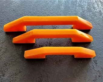 Colorful Epoxy Resin Drawer pulls Kids Room in Bright Orange, Unique Cabinet Hardware Furniture  Dresser Cupboard Knobs