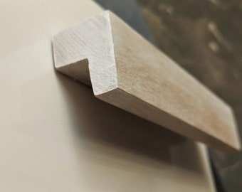 Modern Long White Wood Handles, Massive design Solid OAK Pulls, Minimalist Knobs, Wooden Furniture Upgrade handle Furnitures handle Gift
