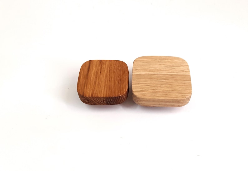 Solid oak knobs, kitchen furniture knobs, renewal pulls, ECOlogical oak knobs suitable for hiding old holes, furniture handles, knobs image 1