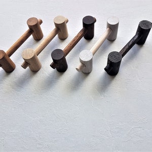Natural wood handles pulls, furniture hardware, cabinet wooden knobs