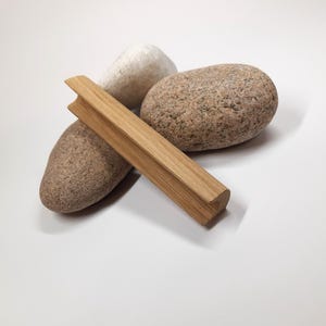 Long Wooden Pull Handles for Furniture Upgrade,  Line Knob Pulls made to order