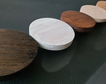 Round Wooden Knobs, Handmade Cabinet Hardware, Furniture Pulls, Drawer Handles, Kitchen Wooden Handle, Rustic Boho Decor