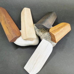 Wooden Long Line handles for cabinet furniture, kitchen pulls, wardrobe dresser drawer handle, minimalist design genuine oak knob