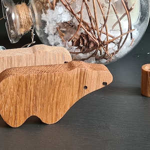Bear drawer pulls, Wooden forest knobs, Ecological Wooden handle, Cupboard Handle Knobs, Children&#39;s furniture hardware