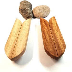 Handmade handles, Decorative handles, Tulip shaped handle, Flower shaped handle, Exquisite handle, Oak handle, Beautiful handles.