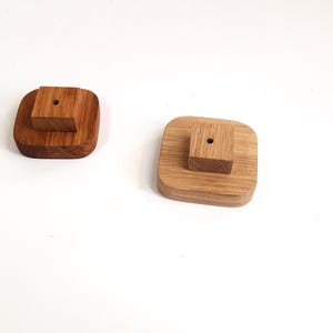 Solid oak knobs, kitchen furniture knobs, renewal pulls, ECOlogical oak knobs suitable for hiding old holes, furniture handles, knobs image 3