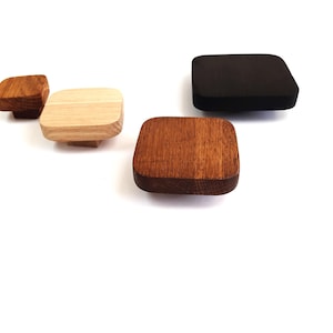 Poignées miniatures en bois naturel pour armoires, poignées de meubles de cuisine, poignées de remplacement, poignées écologiques en chêne, adaptées pour masquer un ancien trou