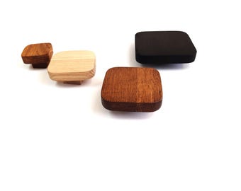 Natural wood miniature handles for wardrobes, kitchen furniture handles, renewal pulls, ECOlogical oak handles, suitable for hiding old hole