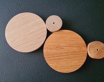 Round Wooden Knobs, Handmade Cabinet Hardware, Furniture Pulls, Drawer Handles, Kitchen Wooden Handle, Rustic Boho Decor