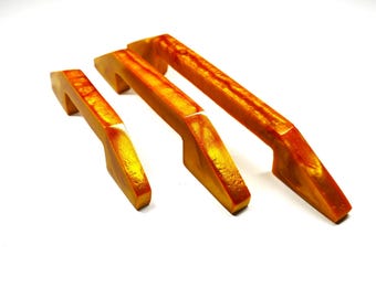 Fake amber pulls, modern kitchen handles, resin drawer pull,  furniture cabinet pulls, Dresser pulls MADE FOR ORDER, Orginal handle, Epoxy