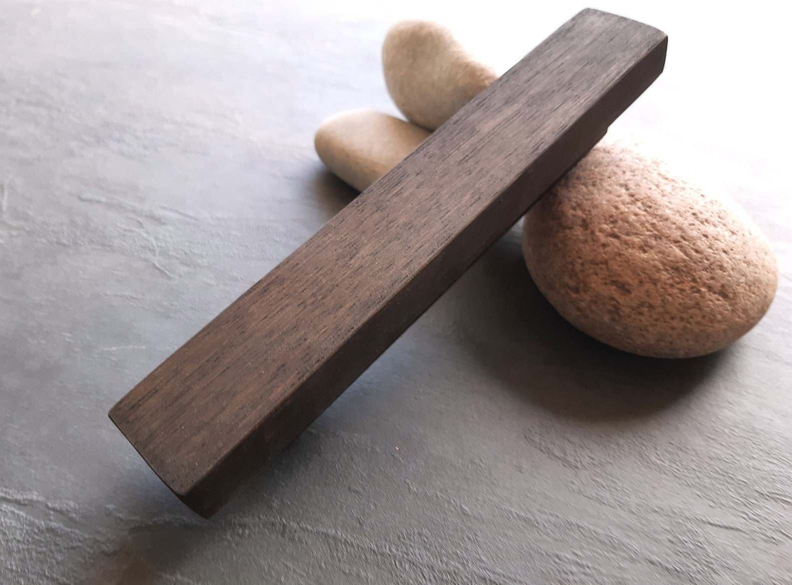 Shadow Line Pulls Classic Wood Handles, Custom Fit Long Line Pulls, Unfinished OAK Wood ...