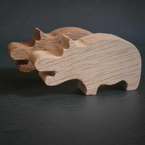 Hipopotamus Wooden African Animal Knobs Furniture Handles for Children Cabinet Drawer Pulls
