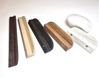 Wooden Long Line handles for cabinet furniture, kitchen pulls, wardrobe dresser drawer handle, minimalist design genuine oak knob Home decor