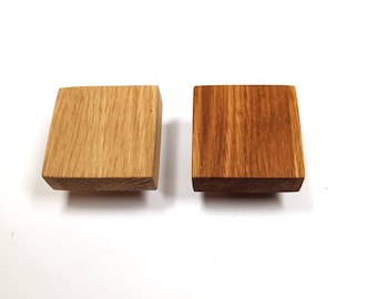 Tiradores miniatura de madera natural para armarios, tiradores para muebles de cocina, tiradores de alta calidad, tiradores de roble ecológico, diseño EDMU.