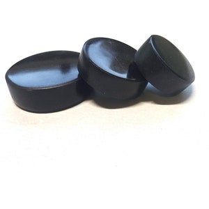 Black Knob Handles for Bathroom Cabinet, Epoxy resin and Wood pulls, Classic Waterproof Replacement Handles