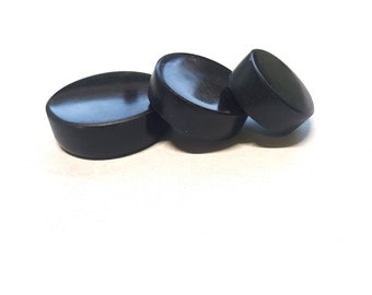Black Knob Handles for Bathroom Cabinet, Epoxy resin and Wood pulls, Classic Waterproof Replacement Handles