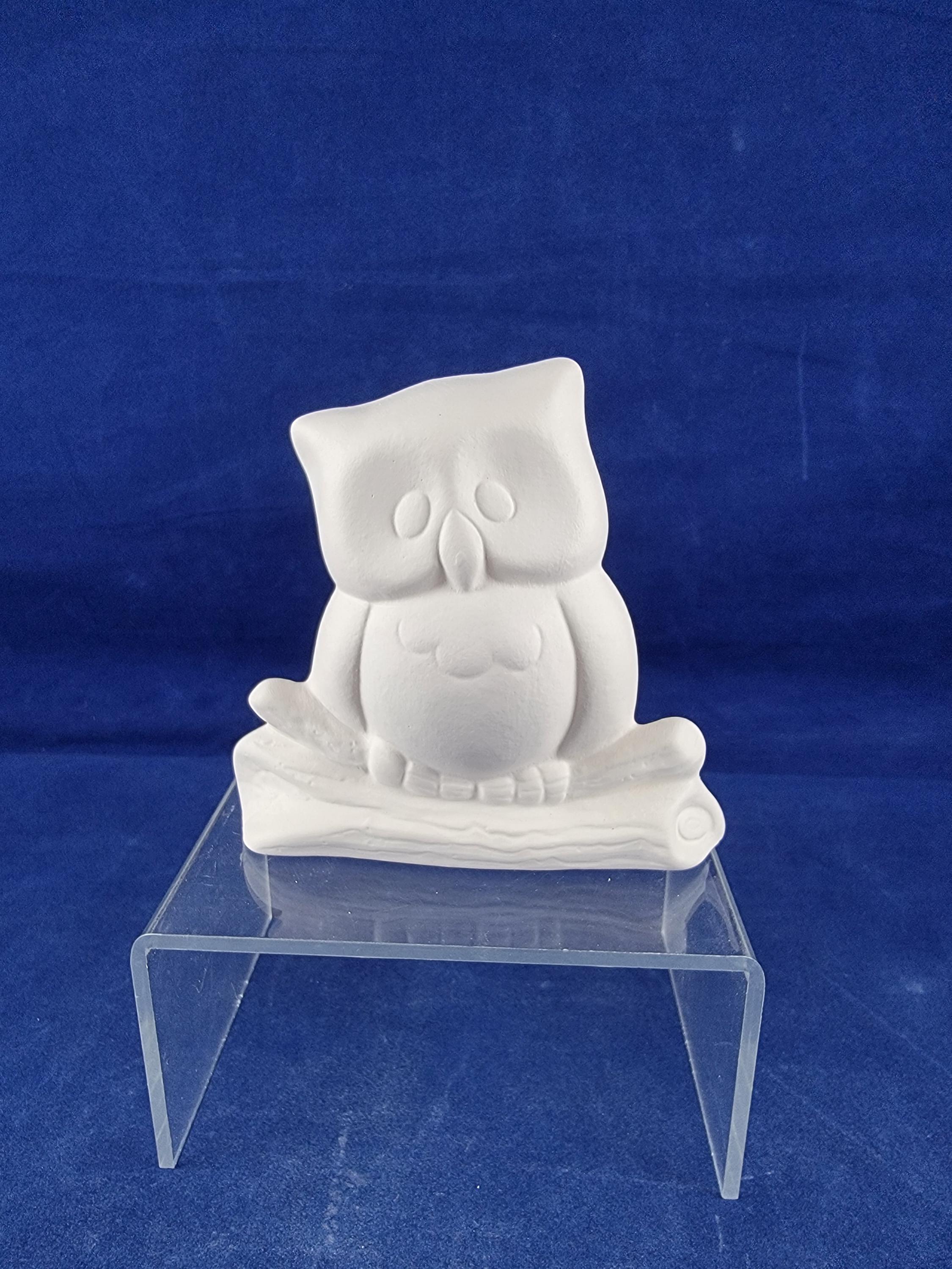 Ceramic Owl, Ceramic Baby Owl, Cute Ceramic Owl, Owl figurine, Owl decoration, ready to paint, u pai