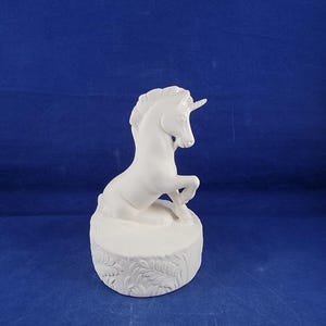 Ceramic Unicorn Figurine, Ceramic bisque Unicorn, Unicorn decoration, ready to paint, u paint Unicorn, bisque Unicorn, pretty Unicorn figure