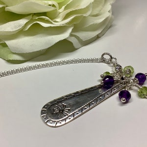 Upcycled Sterling Silver Spoon Necklace