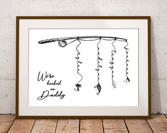 Fishing Captain Fathers Day Personalized Party Banner Decoration