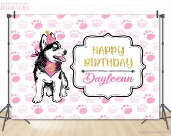 husky themed birthday party