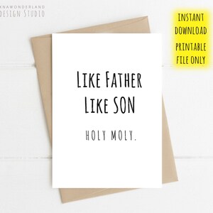 wie Vater so Sohn, Lustige Vatertagskarte Lustige Social Distancing Karte für Papa Lustiges Vatertagsgeschenk für Papa Vatertagskarte Ehemann