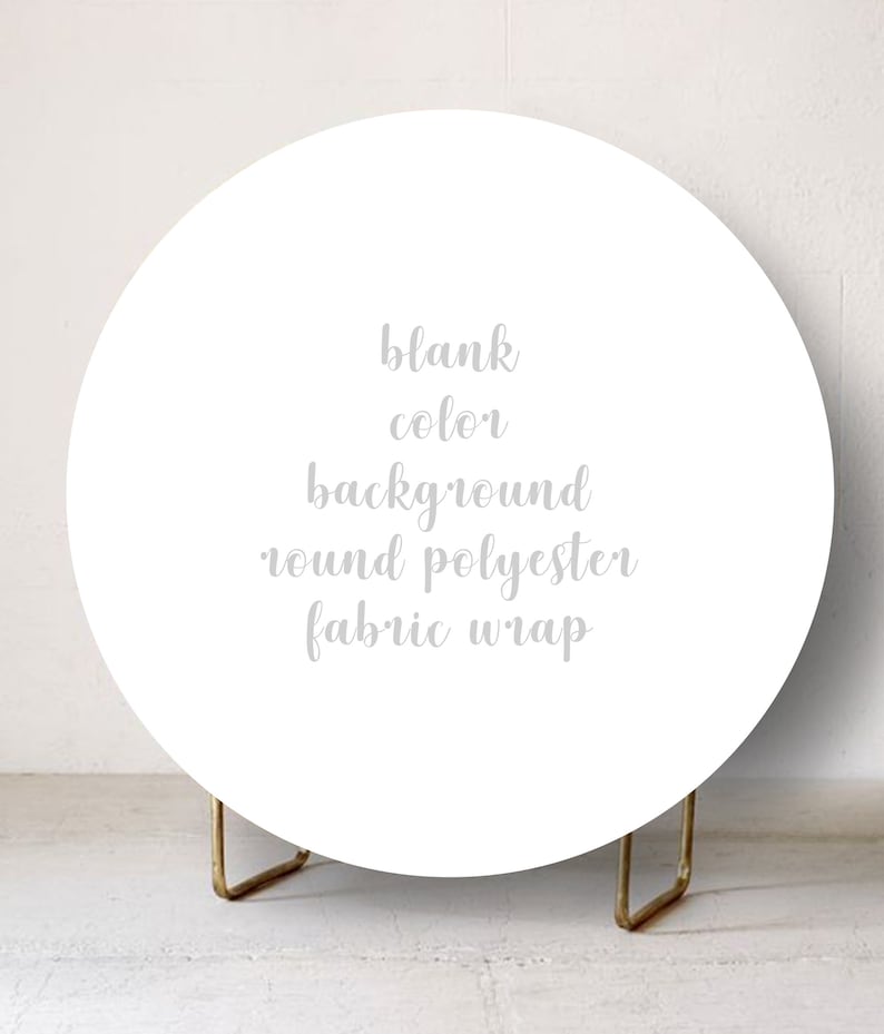 Custom Round Backdrop Custom Circle Backdrop Custom Etsy