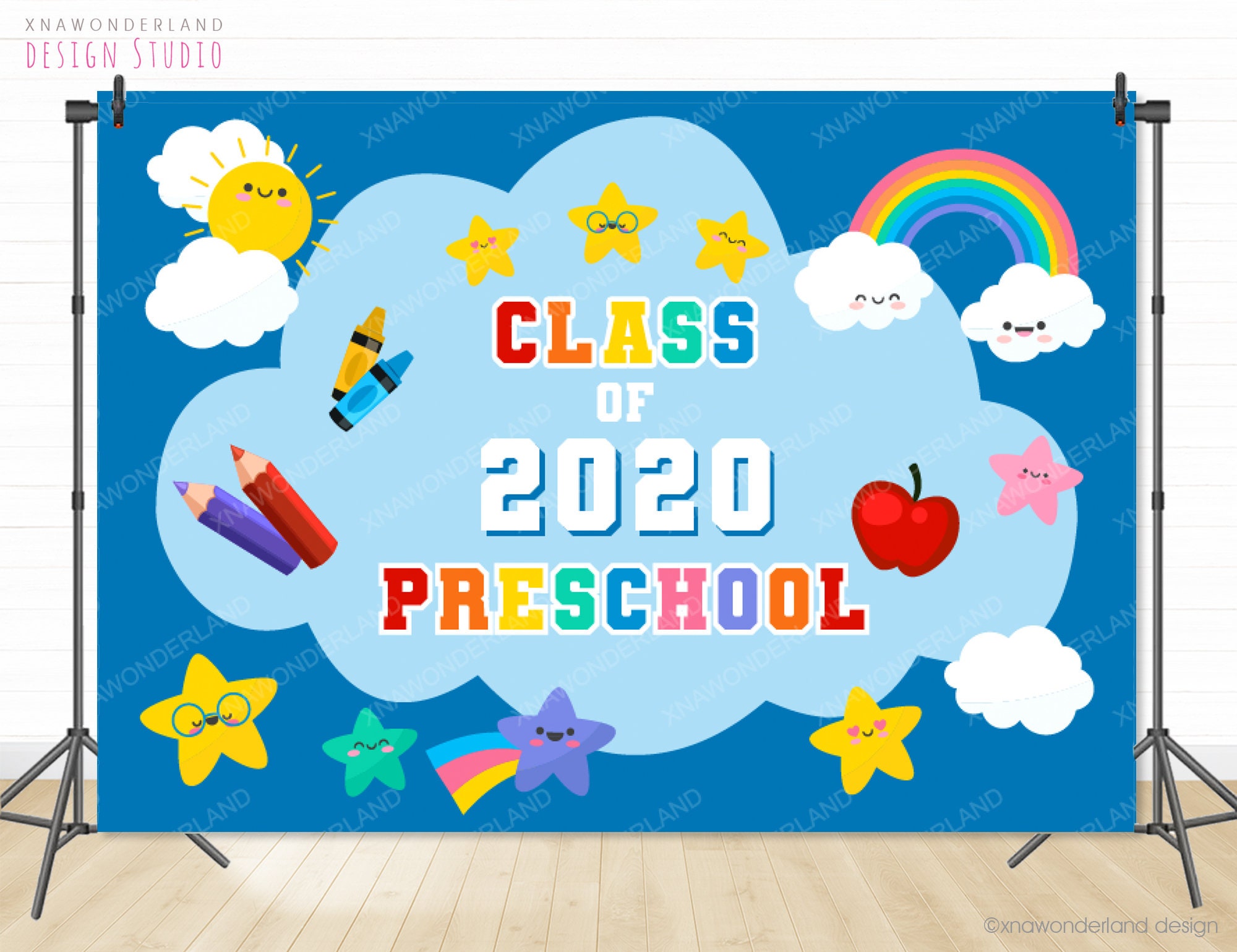 Kindergarten Back to School Backdrop First Day of School Preschool Photography Background Kids Classroom Party Decoration Supplies Banner Office Cl - 4