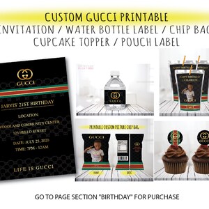 Custom Party Printable, Custom Party Bundles, Custom Party Favors ...