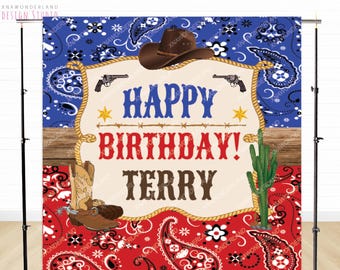western cowboy backdrop, first rodeo birthday, rodeo party decor, rodeo banner, western theme party, cowboy birthday, western party banner