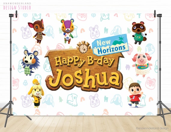 Download Animal Crossing Backdrop Animal Crossing Theme New Horizons Etsy
