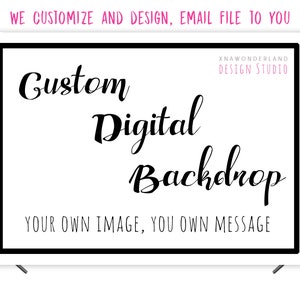 Custom digital Backdrop banner, Custom Wall banner, Custom Wedding Tapestry, personalize backdrop, Custom Image banner, custom wall tapestry